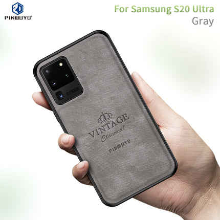 For Galaxy S20 Ultra PINWUYO Zun Series PC + TPU + Skin Waterproof And Anti-fall All-inclusive Protective Shell(Grey)-garmade.com