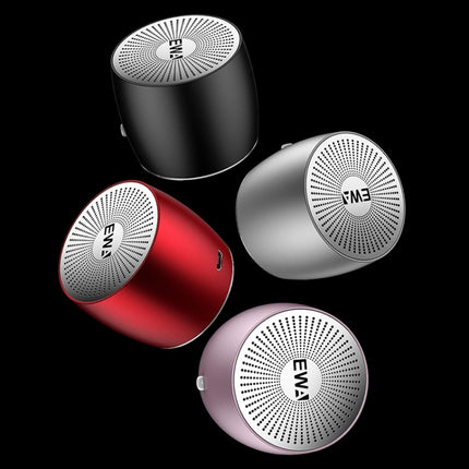 EWA A103 Portable Bluetooth Speaker Wireless Heavy Bass Bomm Box Subwoofer Phone Call Surround Sound Bluetooth Shower Speaker(Red)-garmade.com