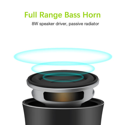 EWA A2 Pro Metal Speaker Outdoor Waterproof Bluetooth Sound Bass Speaker(Rose Gold)-garmade.com