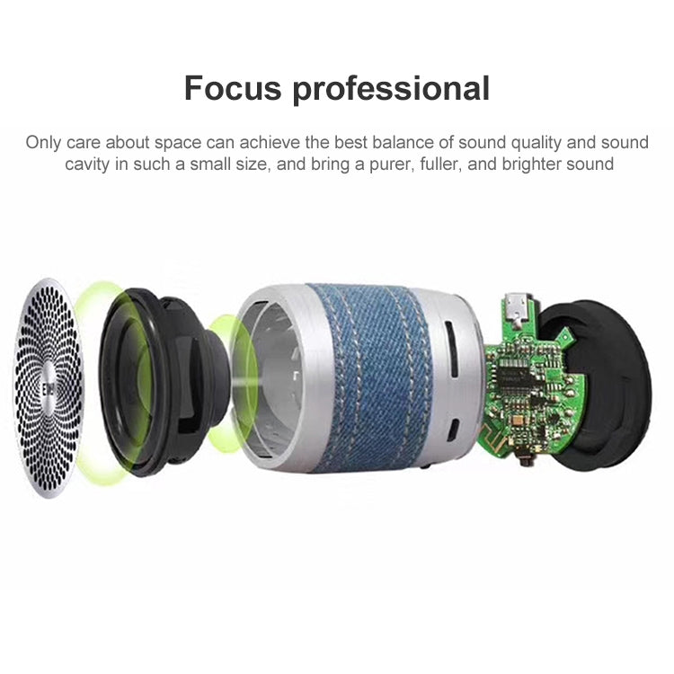 EWA A113 Portable Super Mini Bluetooth Speaker Wireless Bass Subwoofer Boom Box Speakers(Silver)-garmade.com