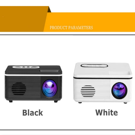 S361 80 lumens 320 x 240 Pixel Portable Mini Projector, Support 1080P, US Plug(White)-garmade.com