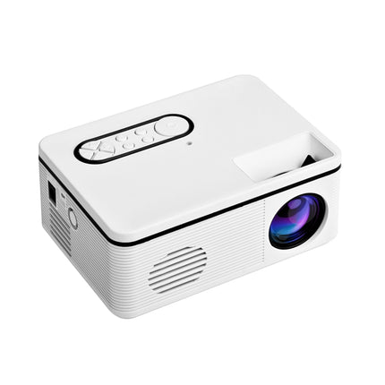 S361 80 lumens 320 x 240 Pixel Portable Mini Projector, Support 1080P, EU Plug(White)-garmade.com