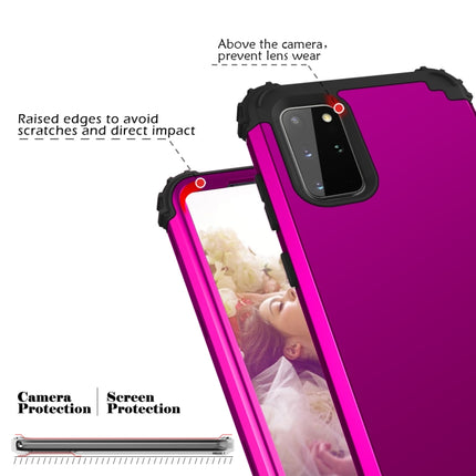 For Galaxy S20 Plus PC + Silicone Three-piece Shockproof Protection Case(Purple)-garmade.com