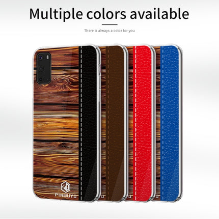 For Galaxy S20 PINWUYO Pindun Series Slim 3D Flashing All-inclusive PC Case(Brown)-garmade.com