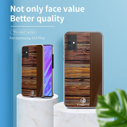 For Galaxy S20 Plus PINWUYO Pindun Series Slim 3D Flashing All-inclusive PC Case(Blue)-garmade.com