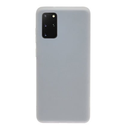 For Galaxy S20 Plus Frosted Candy-Colored Ultra-thin TPU Phone Case(White)-garmade.com