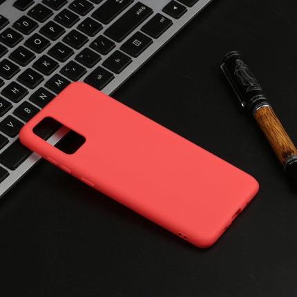 For Galaxy S20 Plus Frosted Candy-Colored Ultra-thin TPU Phone Case(Red)-garmade.com