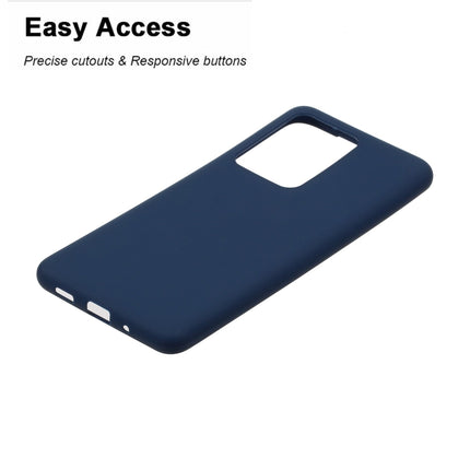 For Galaxy S20 Ultra Frosted Candy-Colored Ultra-thin TPU Phone Case(Blue)-garmade.com