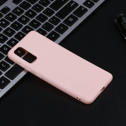For Galaxy S20 Frosted Candy-Colored Ultra-thin TPU Phone Case(Pink)-garmade.com