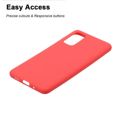 For Galaxy S20 Frosted Candy-Colored Ultra-thin TPU Phone Case(Red)-garmade.com