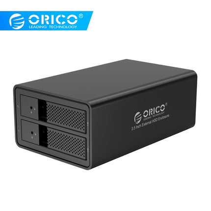 ORICO 9528RU3 3.5-Inch External Hard Drive Enclosure with RAID(Black)-garmade.com