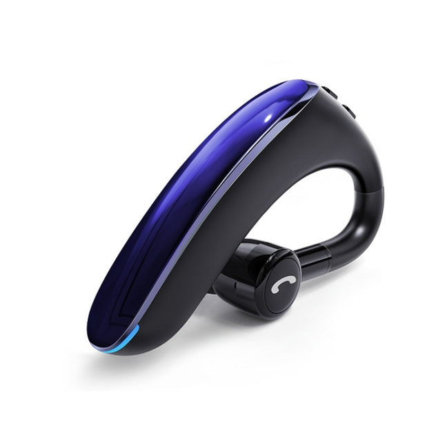 F900 Mini Earhook 180° Freely Rotating Wireless Bluetooth 5.0 Earphone Car Handsfree Call Headphone(Blue)-garmade.com