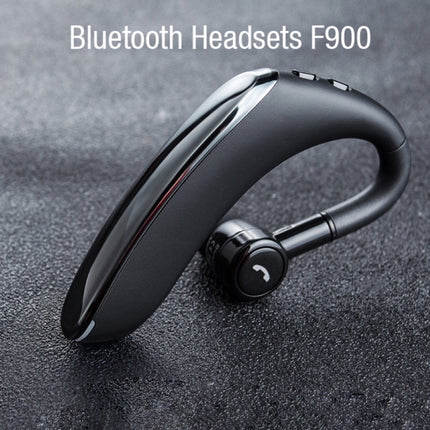 F900 Mini Earhook 180° Freely Rotating Wireless Bluetooth 5.0 Earphone Car Handsfree Call Headphone(Red)-garmade.com