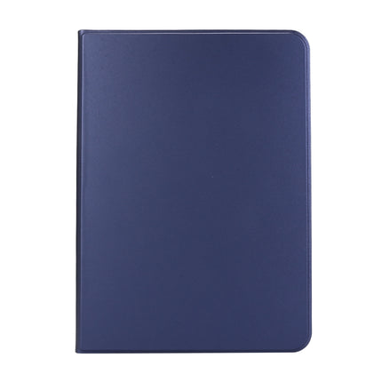 For iPad Pro 11 inch (2020) Voltage Plain Weave Stretch Leather + TPU Bracket Protective Holster With Sleep Function(Dark Blue)-garmade.com