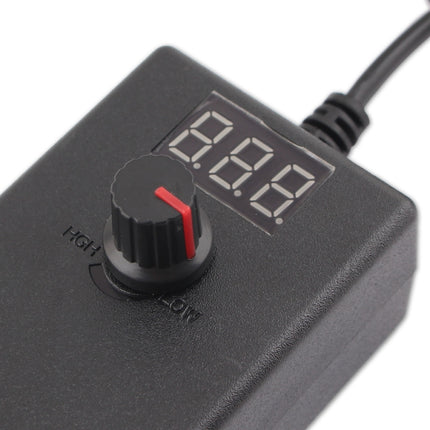 3V-12V 2A AC To DC Adjustable Voltage Power Adapter Universal Power Supply Display Screen Power Switching Charger, Plug Type:US-garmade.com