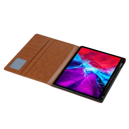 For iPad Pro 12.9 2022 / 2021 / 2020 Knead Skin Texture Horizontal Flip Leather Tablet Case(Black)-garmade.com