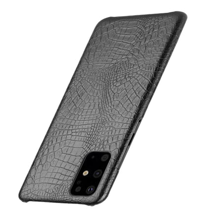 For Galaxy S20/S20 5G Shockproof Crocodile Texture PC + PU Case(Black)-garmade.com