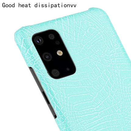 For Galaxy S20/S20 5G Shockproof Crocodile Texture PC + PU Case(Light green)-garmade.com