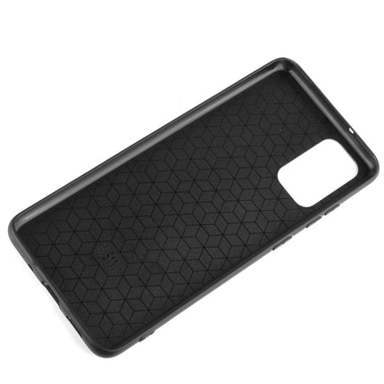 For Galaxy S20+ Shockproof Sewing Cow Pattern Skin PC + PU + TPU Case(Black)-garmade.com