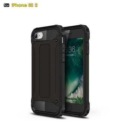 For iPhone SE 2020 Magic Armor TPU + PC Combination Case(Black)-garmade.com