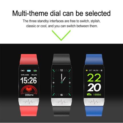 T1 1.14 inch Color Screen Smart Watch IP67 Waterproof,Support Call Reminder /Heart Rate Monitoring/Sedentary Reminder/Sleep Monitoring/ECG Monitoring(Black)-garmade.com