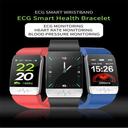 T1 1.14 inch Color Screen Smart Watch IP67 Waterproof,Support Call Reminder /Heart Rate Monitoring/Sedentary Reminder/Sleep Monitoring/ECG Monitoring(Black)-garmade.com