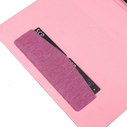 For iPad Pro 12.9(2020) Horizontal Flip TPU + Fabric PU Leather Protective Case with Name Card Clip(Deep Blue)-garmade.com