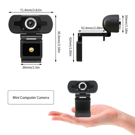 Full HD 1080P Web Camera With Noise Cancellation Microphone Skype Streaming Live Camera for Computer Android TV-garmade.com