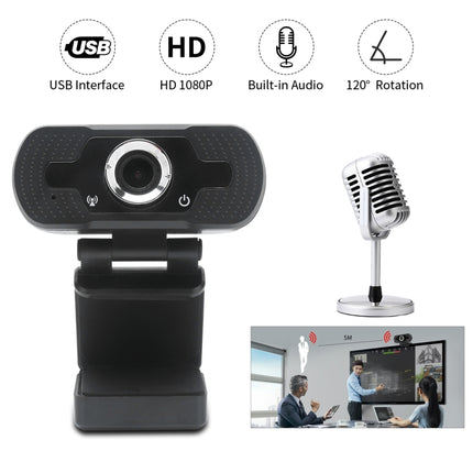 Full HD 1080P Web Camera With Noise Cancellation Microphone Skype Streaming Live Camera for Computer Android TV-garmade.com
