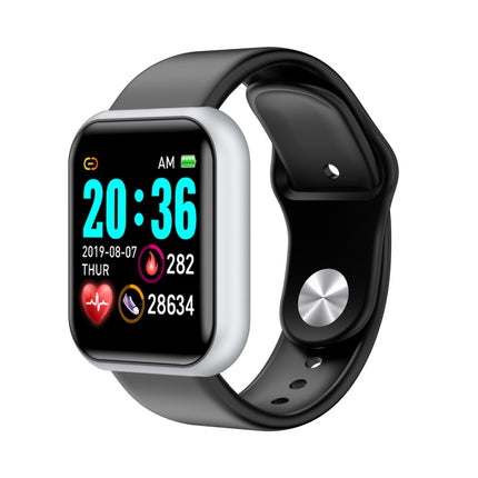 D20 1.3inch IPS Color Screen Smart Watch IP67 Waterproof,Support Call Reminder /Heart Rate Monitoring/Blood Pressure Monitoring/Sedentary Reminder(Silver)-garmade.com