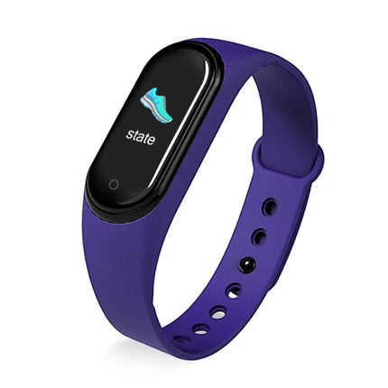 KM5 0.96inch Color Screen Phone Smart Watch IP68 Waterproof,Support Bluetooth Call/Bluetooth Music/Heart Rate Monitoring/Blood Pressure Monitoring(Purple)-garmade.com