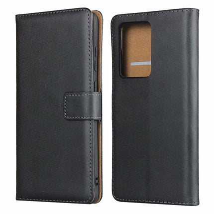 For Galaxy S20 Ultra Leather Horizontal Flip Holster With Magnetic Clasp and Bracket and Card Slot and Wallet(Black)-garmade.com