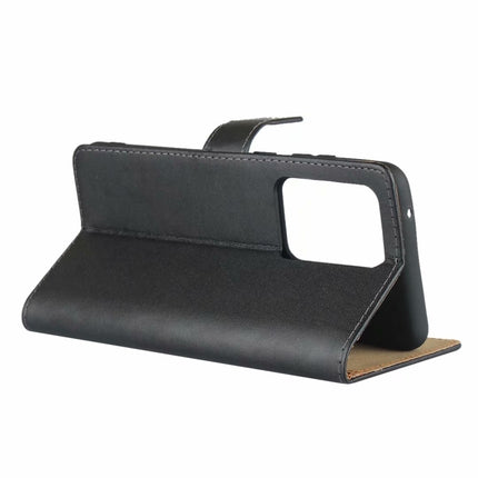 For Galaxy S20 Ultra Leather Horizontal Flip Holster With Magnetic Clasp and Bracket and Card Slot and Wallet(Black)-garmade.com