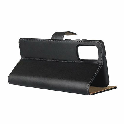 For Galaxy S20 Plus Leather Horizontal Flip Holster With Magnetic Clasp and Bracket and Card Slot and Wallet(Black)-garmade.com