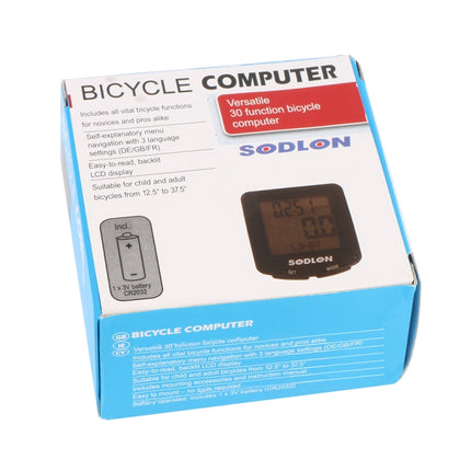 SUNDING SDL-571 LCD Digital Display Bicycle Computer Wired Waterproof Cycle Odometer Bike Speedometer Stopwatch Riding Accessories Tools-garmade.com