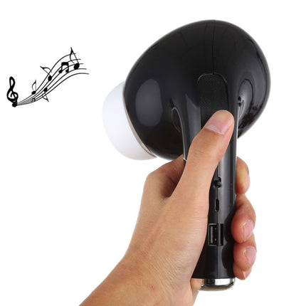 MK-201 Large Earphone Shape Bluetooth Speaker Wireless 3D Stereo Outdoor Portable Speaker, Support Hands-free Calling & FM & TF Card / USB Flash Disk / 3.5mm AUX Music Play (Black)-garmade.com