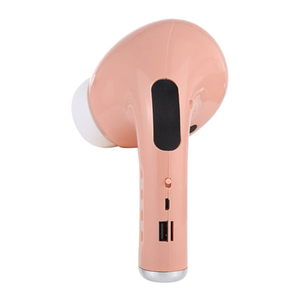 MK-201 Large Earphone Shape Bluetooth Speaker Wireless 3D Stereo Outdoor Portable Speaker, Support Hands-free Calling & FM & TF Card / USB Flash Disk / 3.5mm AUX Music Play(Pink)-garmade.com