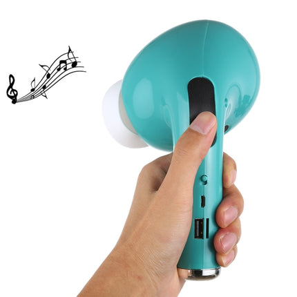 MK-201 Large Earphone Shape Bluetooth Speaker Wireless 3D Stereo Outdoor Portable Speaker, Support Hands-free Calling & FM & TF Card / USB Flash Disk / 3.5mm AUX Music Play (Green)-garmade.com