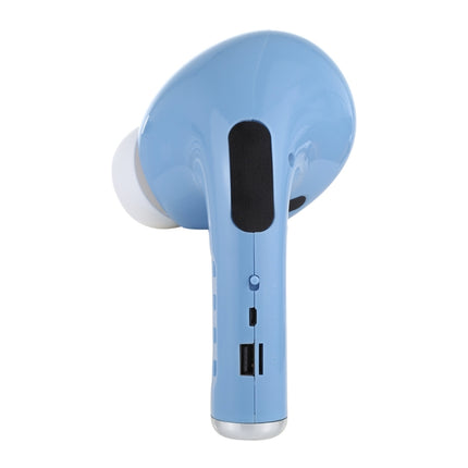 MK-201 Large Earphone Shape Bluetooth Speaker Wireless 3D Stereo Outdoor Portable Speaker, Support Hands-free Calling & FM & TF Card / USB Flash Disk / 3.5mm AUX Music Play (Blue)-garmade.com