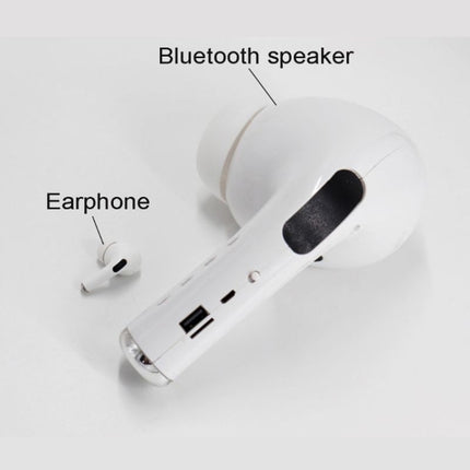 MK-201 Large Earphone Shape Bluetooth Speaker Wireless 3D Stereo Outdoor Portable Speaker, Support Hands-free Calling & FM & TF Card / USB Flash Disk / 3.5mm AUX Music Play (Blue)-garmade.com