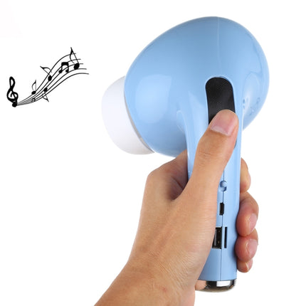 MK-201 Large Earphone Shape Bluetooth Speaker Wireless 3D Stereo Outdoor Portable Speaker, Support Hands-free Calling & FM & TF Card / USB Flash Disk / 3.5mm AUX Music Play (Blue)-garmade.com