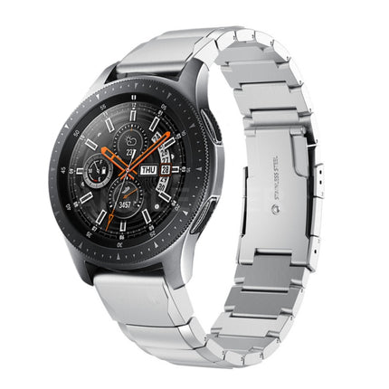 22mm For Huawei Watch GT2e GT2 46mm A Stainless Steel Strap with Turtle Back Buckle(Silver)-garmade.com