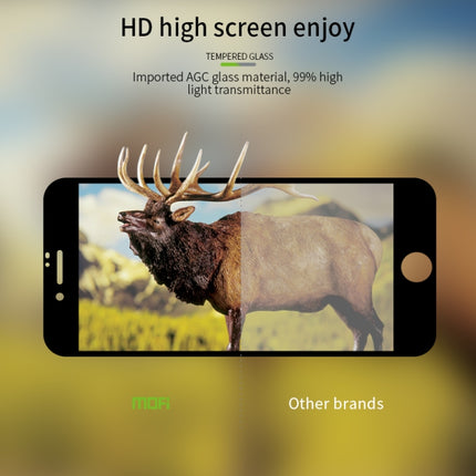 For iPhone SE 2020 MOFI 9H 2.5D Full Screen Tempered Glass Film(Black)-garmade.com