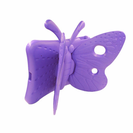 Butterfly Bracket Style EVA Children Shockproof Protective Case For iPad 10.2 2021 / 2020 / 2019 / 10.5(Purple)-garmade.com