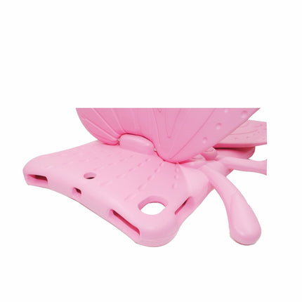 Butterfly Bracket Style EVA Children Shockproof Protective Case For iPad 10.2 2021 / 2020 / 2019 / 10.5(Pink)-garmade.com