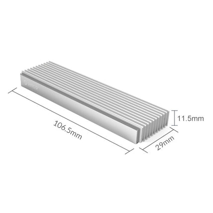 ORICO M2PJ NVME M.2 SSD Enclosure(Silver)-garmade.com