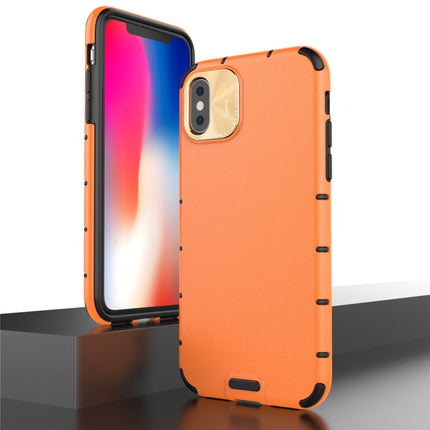 For iPhone 11 Pro Shockproof Grain Leather PC + TPU Case(Red)-garmade.com
