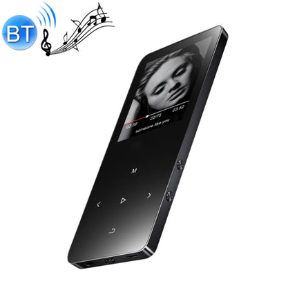 X2 1.8 inch Touch Screen Metal Bluetooth MP3 MP4 Hifi Sound Music Player 8GB(Black)-garmade.com