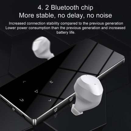 X2 1.8 inch Touch Screen Metal Bluetooth MP3 MP4 Hifi Sound Music Player 16GB(Rose Gold)-garmade.com