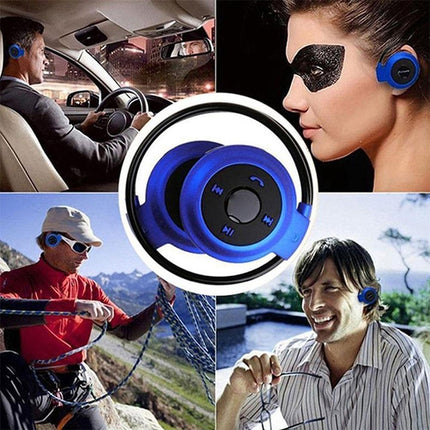mini-503 MP3 Player Bluetooth Earphone, Support FM Radio & 32GB TF Card-garmade.com
